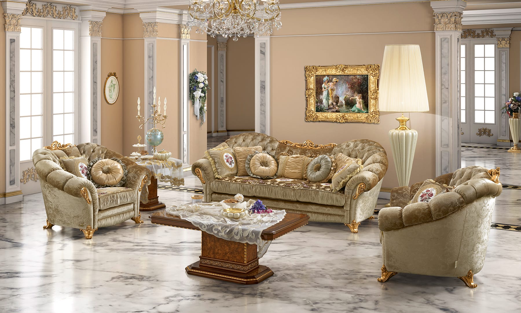 Classic Luxury Hand Carving Sofa Set Design By Royalzig Luxury Furniture